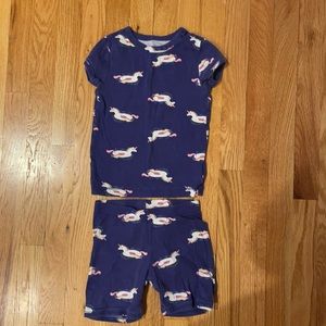 Gap girls Unicorn pajamas